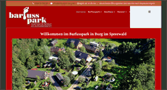 Desktop Screenshot of barfusspark-burg.de