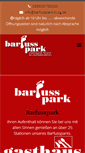 Mobile Screenshot of barfusspark-burg.de